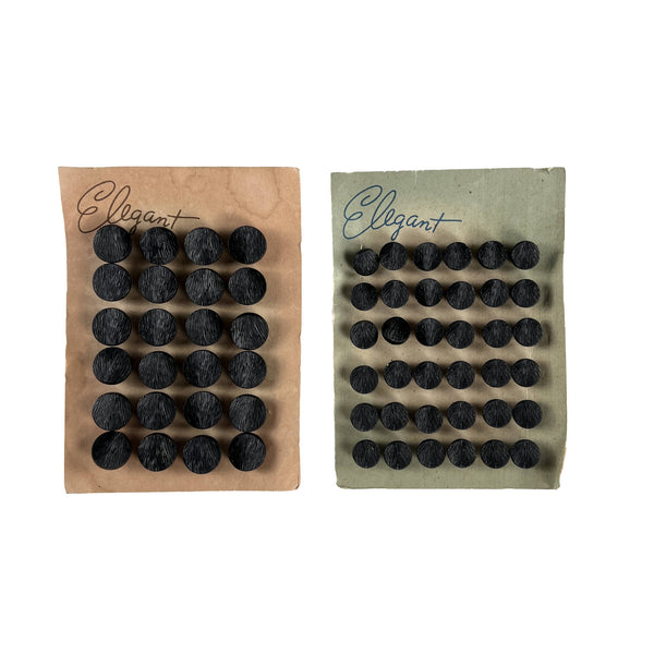 Series of Black, Vintage Buttons by Elegant Paris